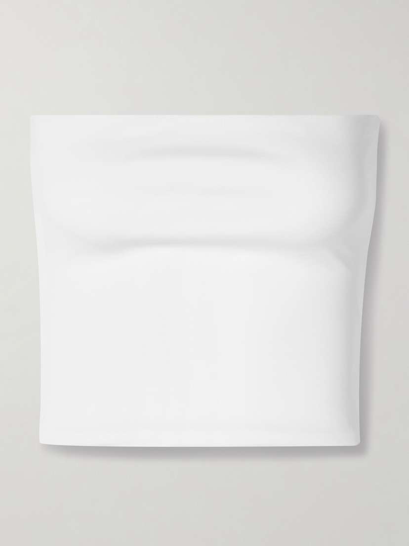 Wardrobe.NYC Strapless Cropped Stretch-jersey Top