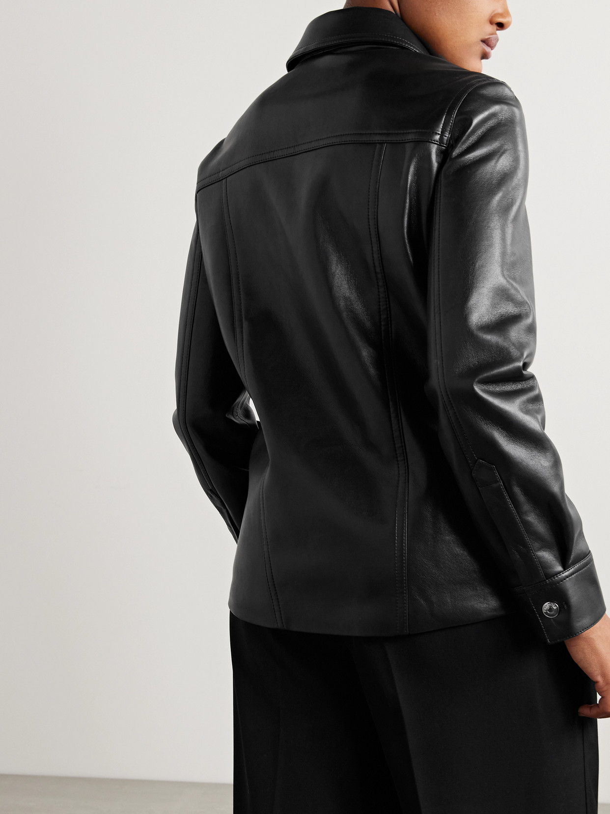 Rocio Leather And Faux Jacket