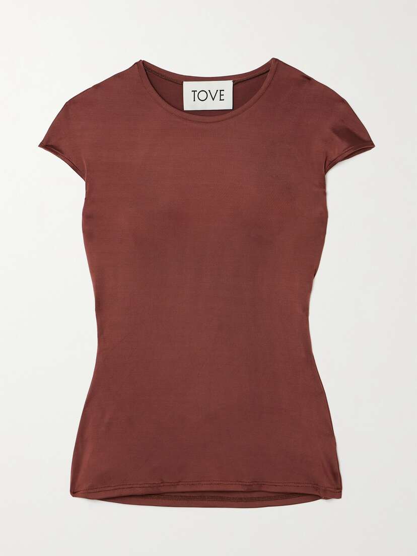 Tove Deca Stretch-jersey Top