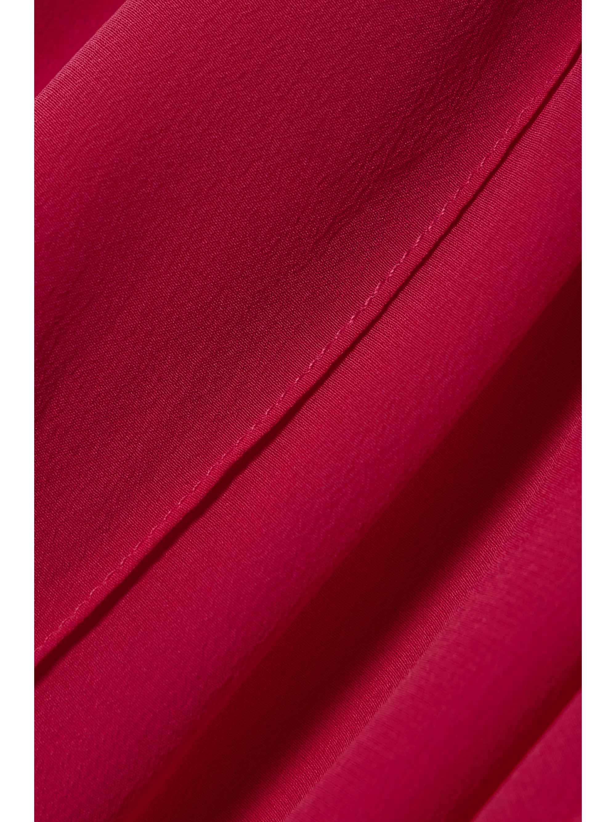 Esse Studios Classico silk crepe de chine wide-leg pants