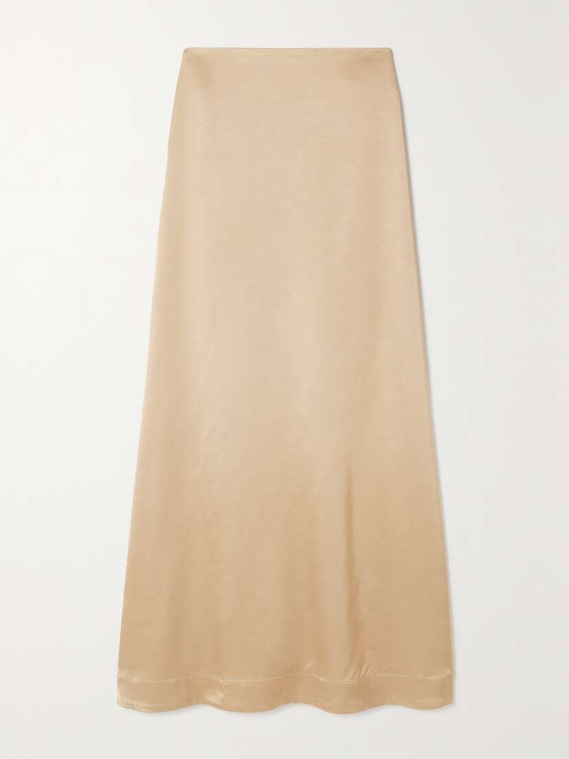 ESSE Studios Gilded Satin Maxi Skirt