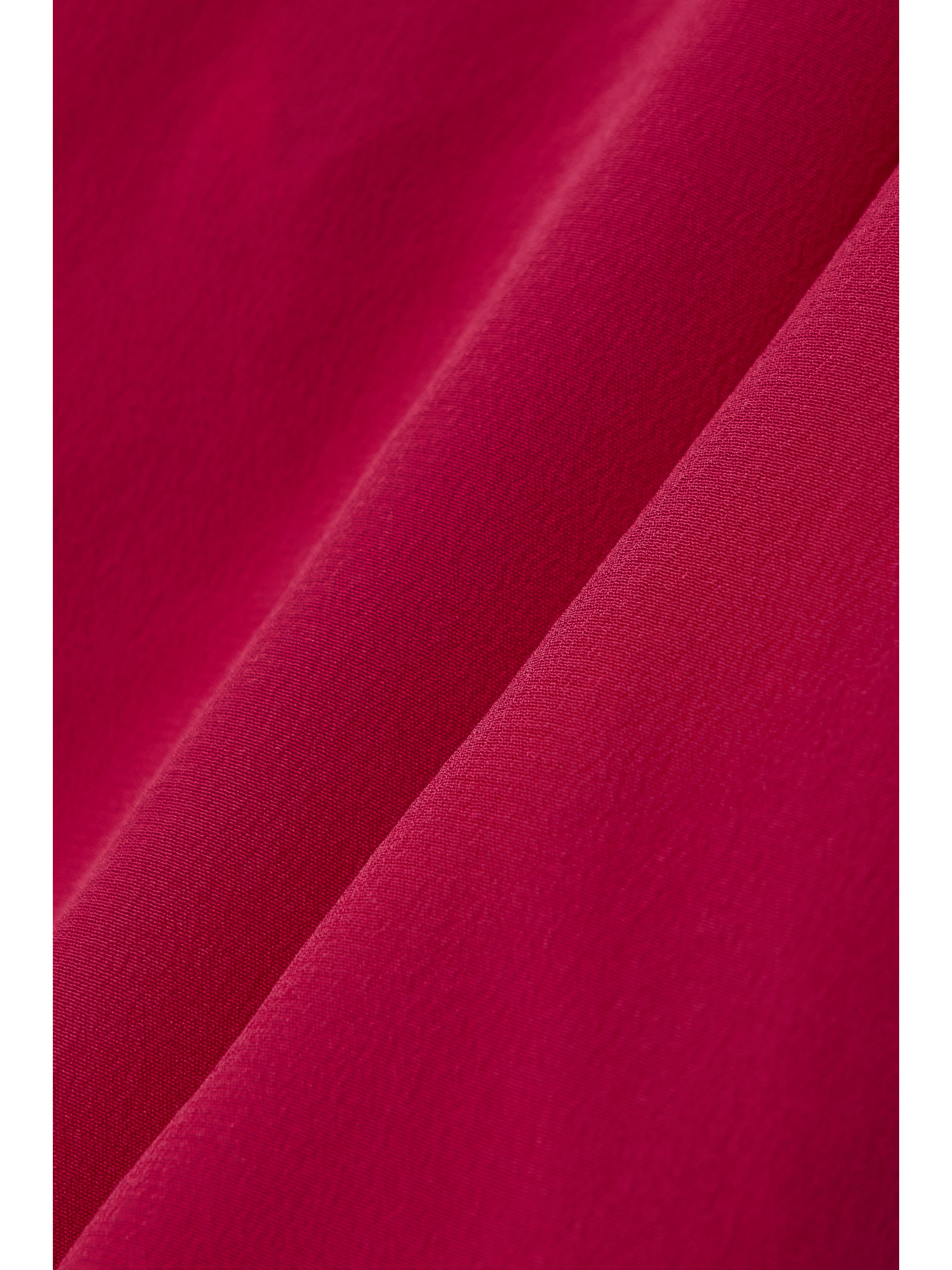 Esse Studios Classico one-sleeve tie-neck silk crepe de chine maxi dress