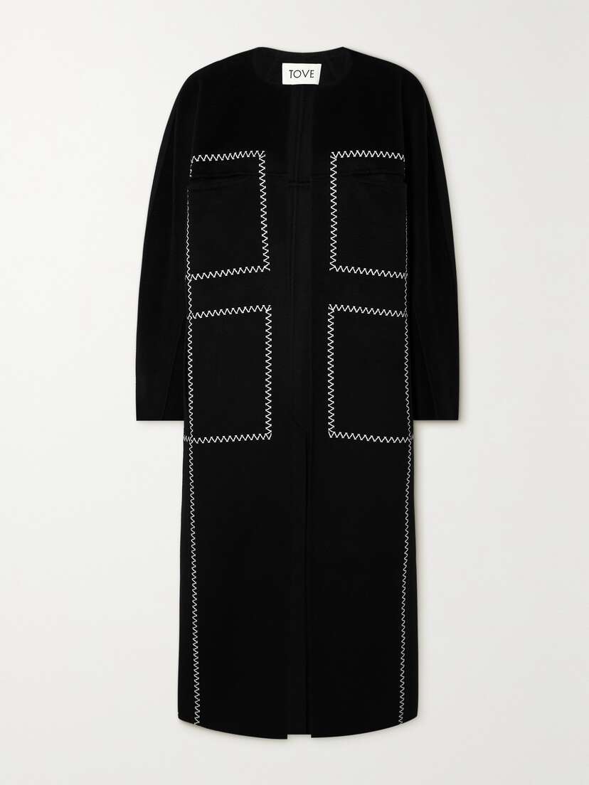 Tove Noelle Wool-blend Felt Coat