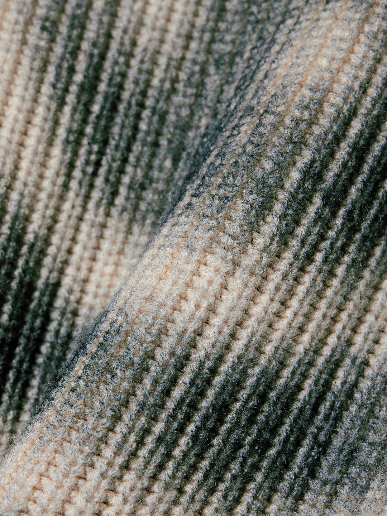 Nanushka Maura Printed Ribbed Wool And Cashmere-blend Sweater In Multi