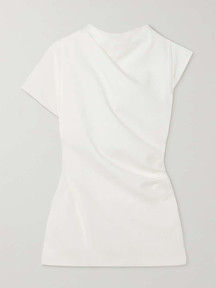 Tove Giuliana Draped Cotton-blend Blouse