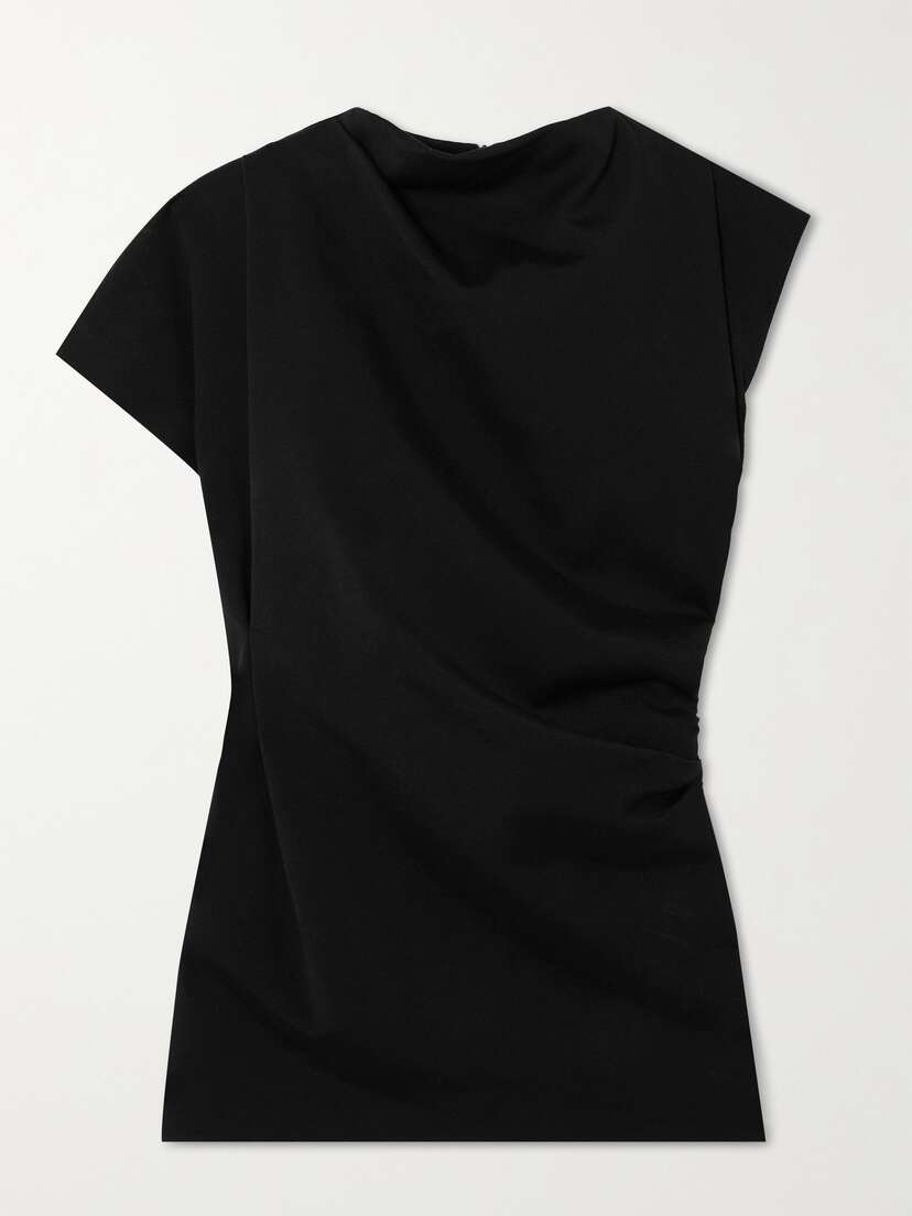 Tove Giuliana Draped Cotton-blend Blouse