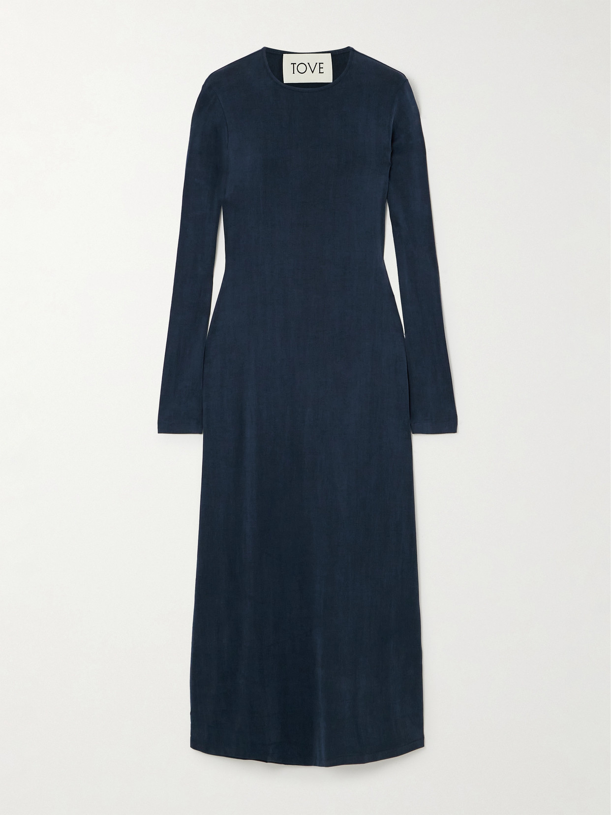 Tove Nuri Stretch-jersey Midi Dress In Blue