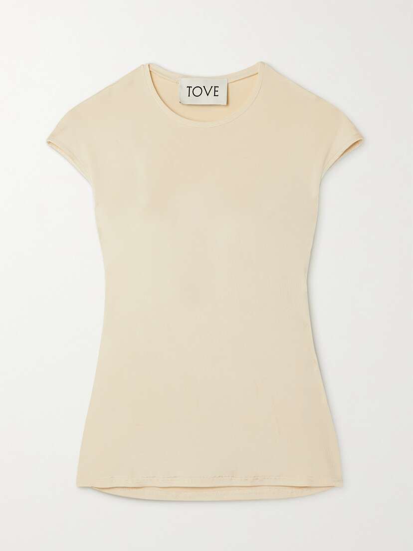 Tove Deca Stretch-jersey Top