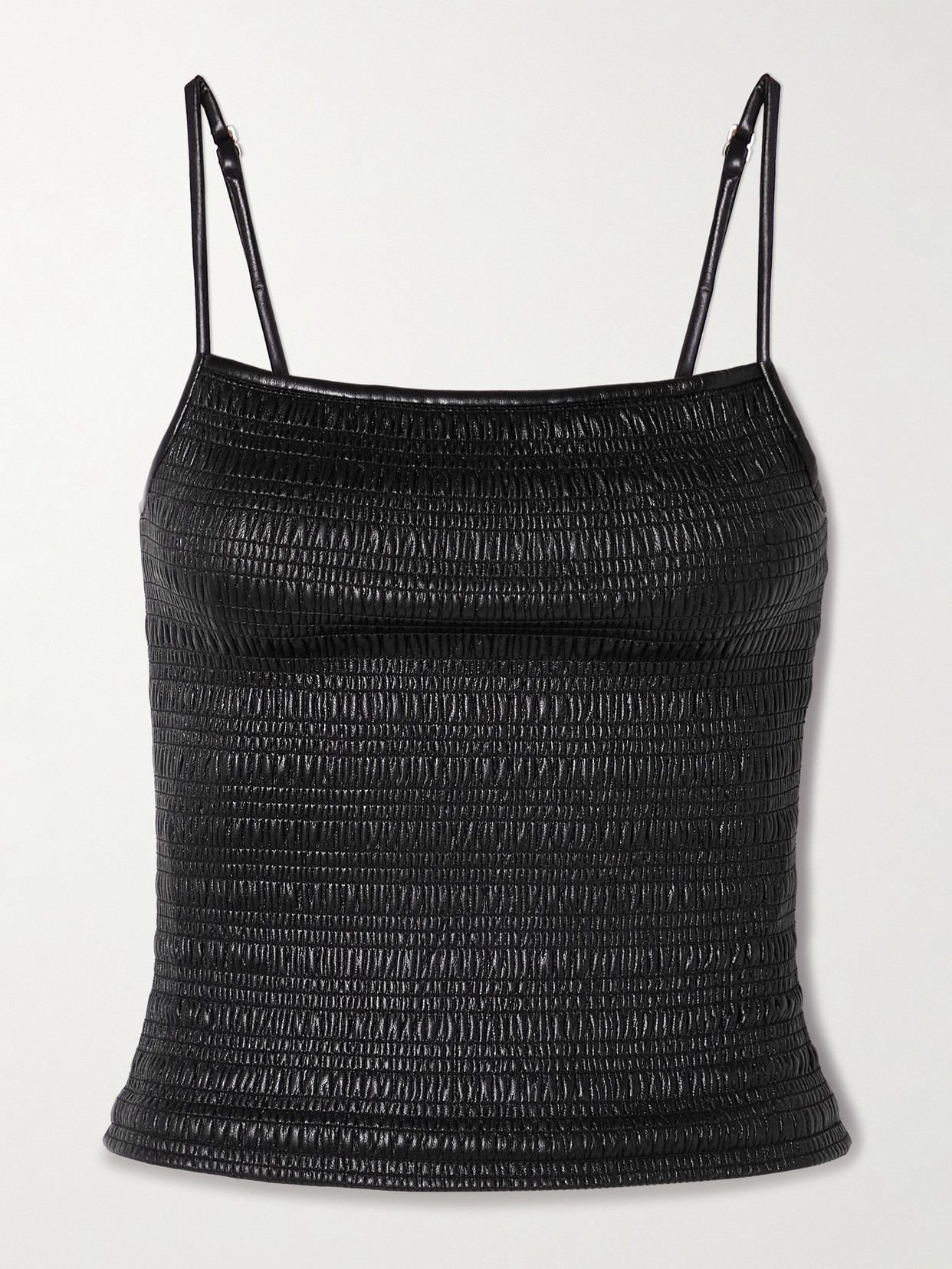 Nanushka - Arenda Shirred Okobor™ Tank - Black