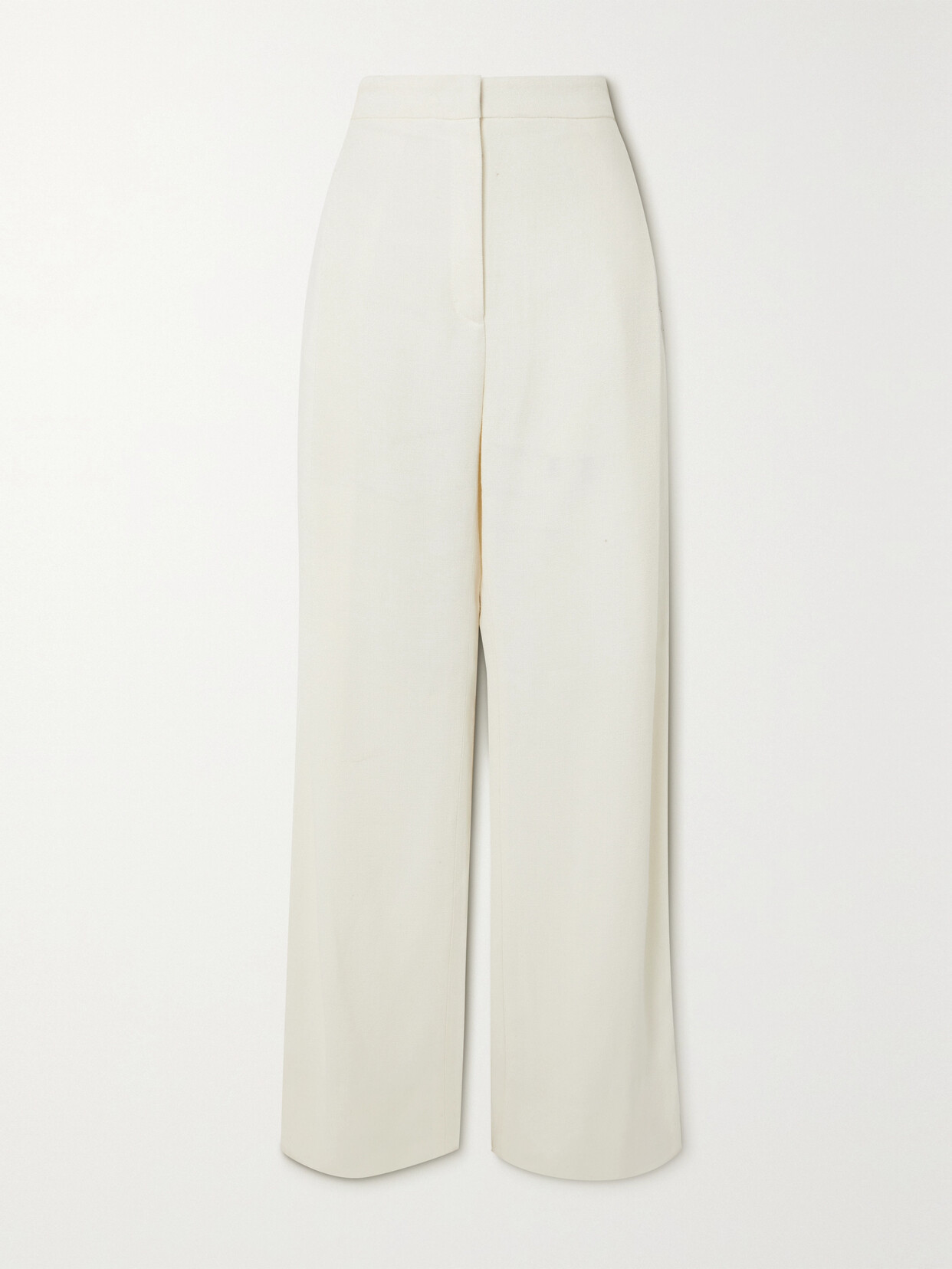 TOVE - Gabrielle Woven Wide-leg Pants - Ivory
