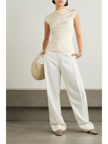 TOVE Gabrielle woven wide-leg pants