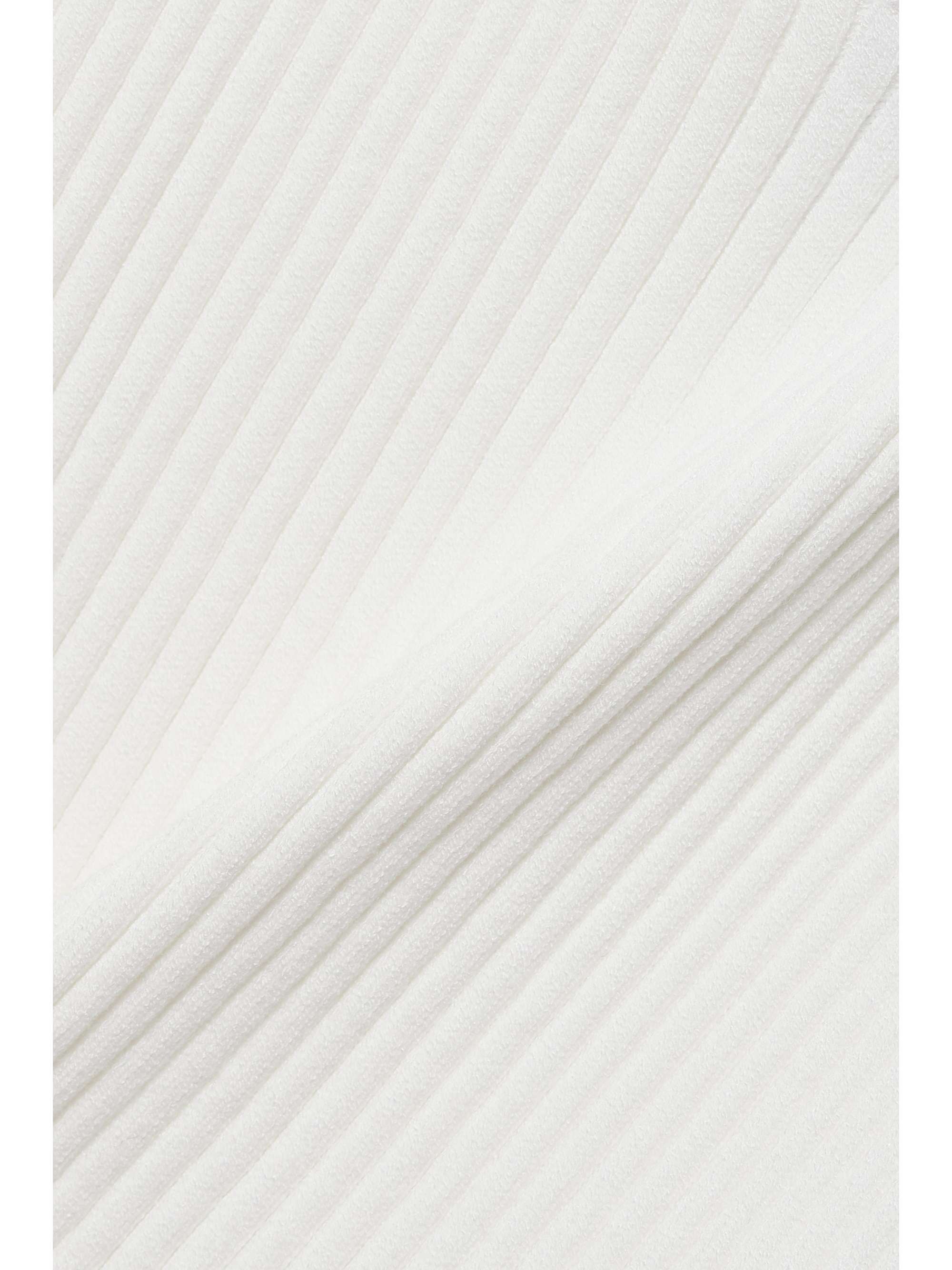 COURRÈGES Appliquéd ribbed-knit tank