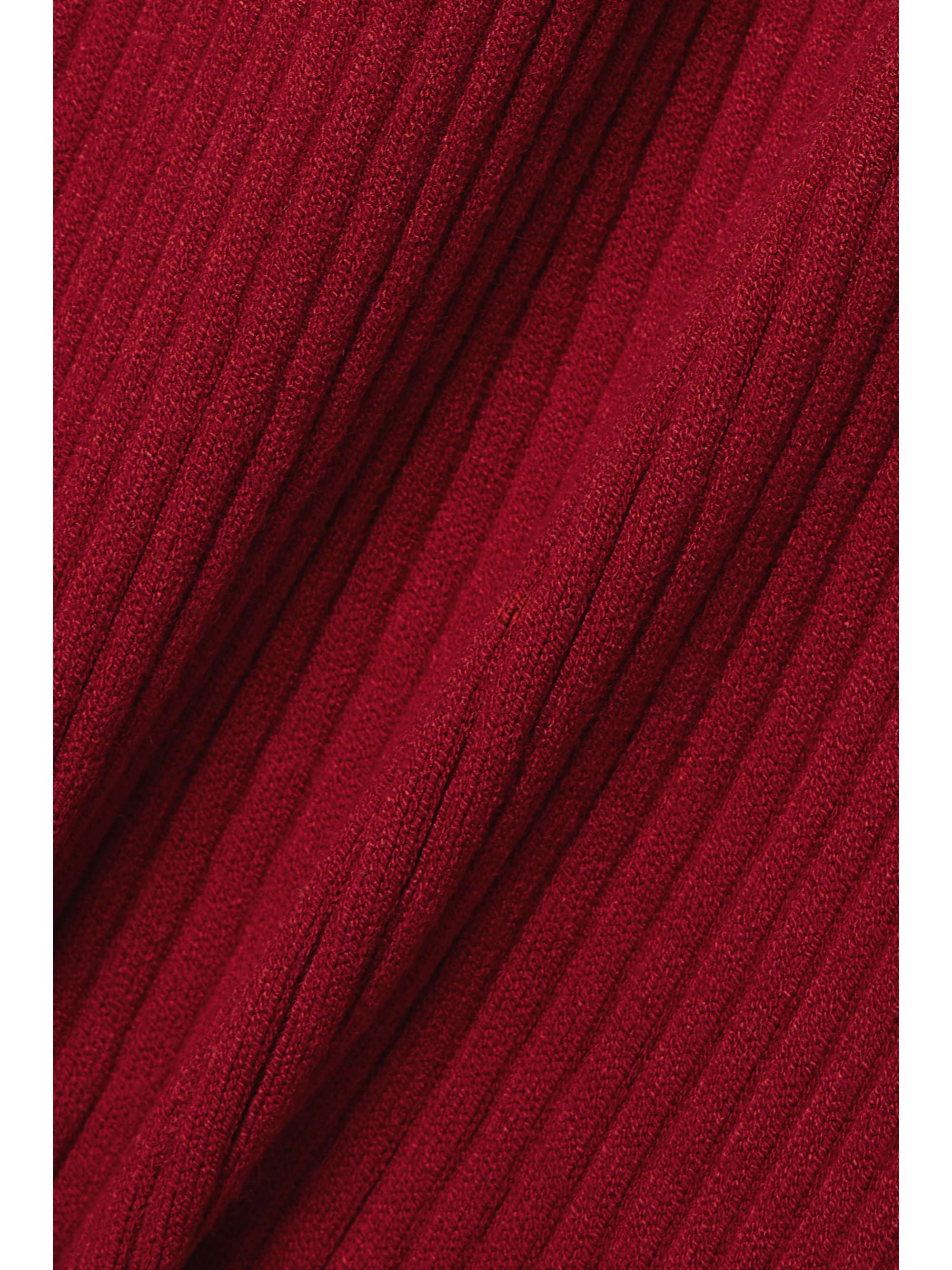 COURRÈGES Appliquéd ribbed-knit tank