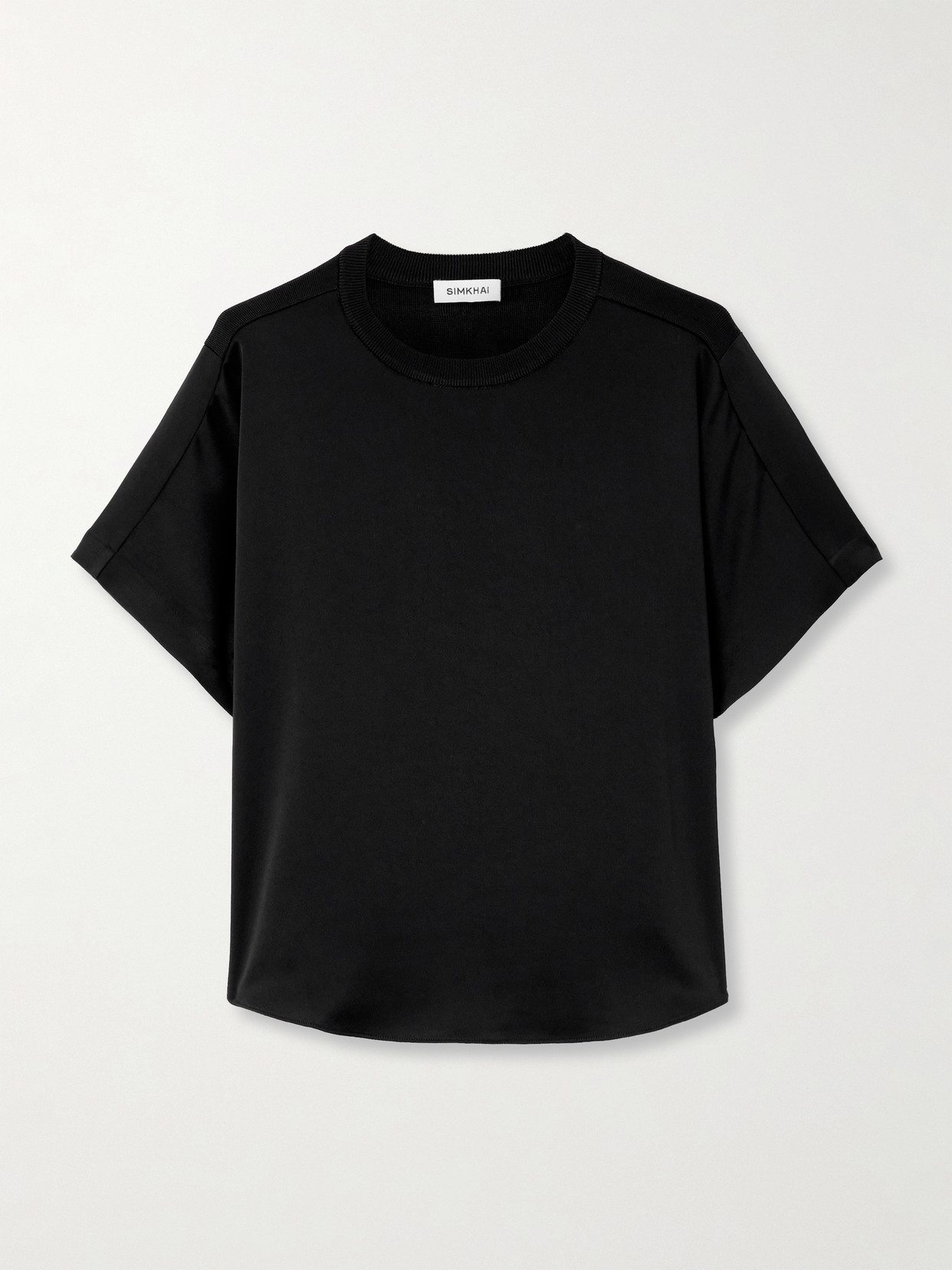 SIMKHAI - Addy Jersey T-shirt - Black