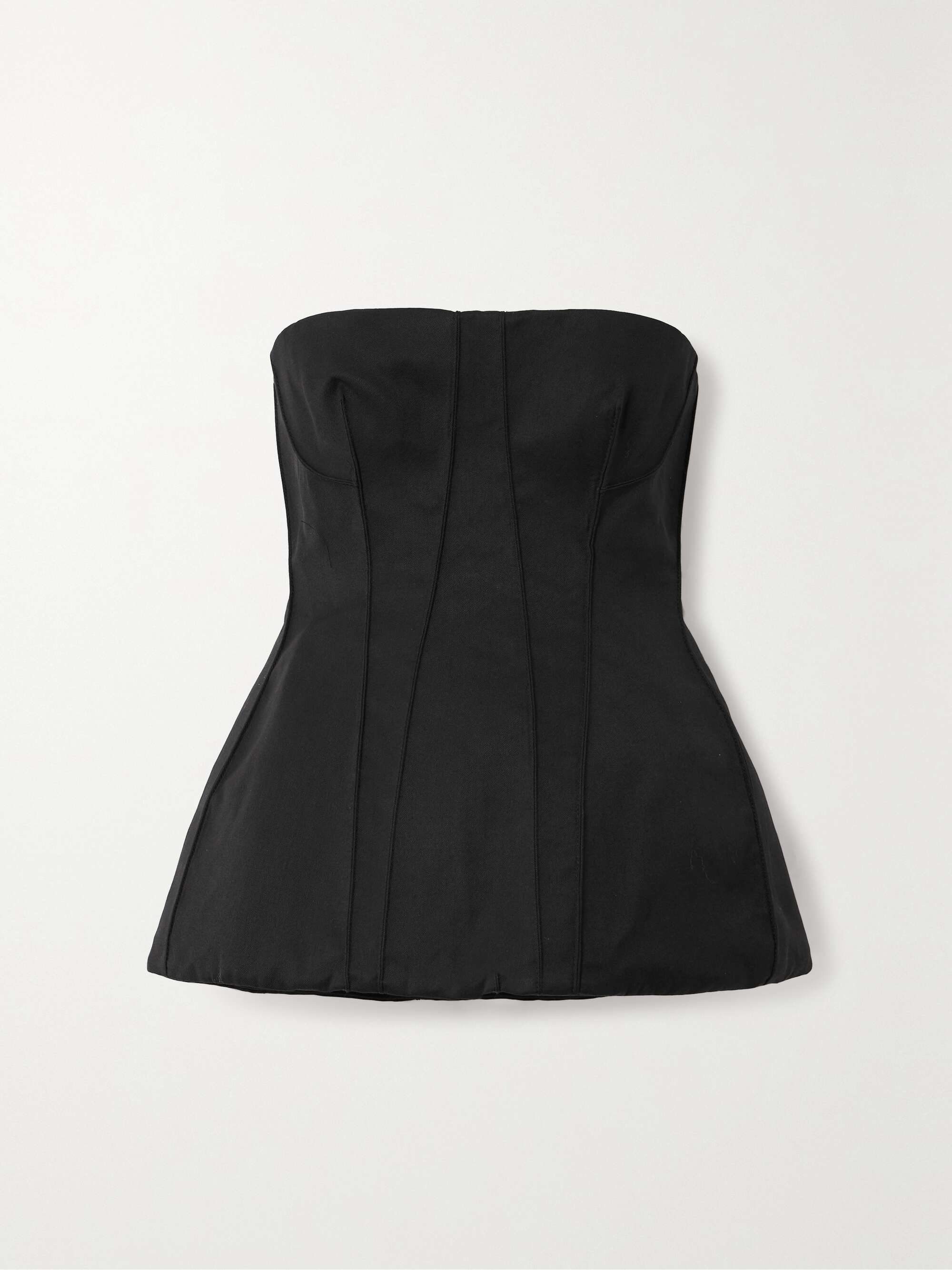 top bustier | strapless twill SIMKHAI wool-blend NET-A-PORTER Parker