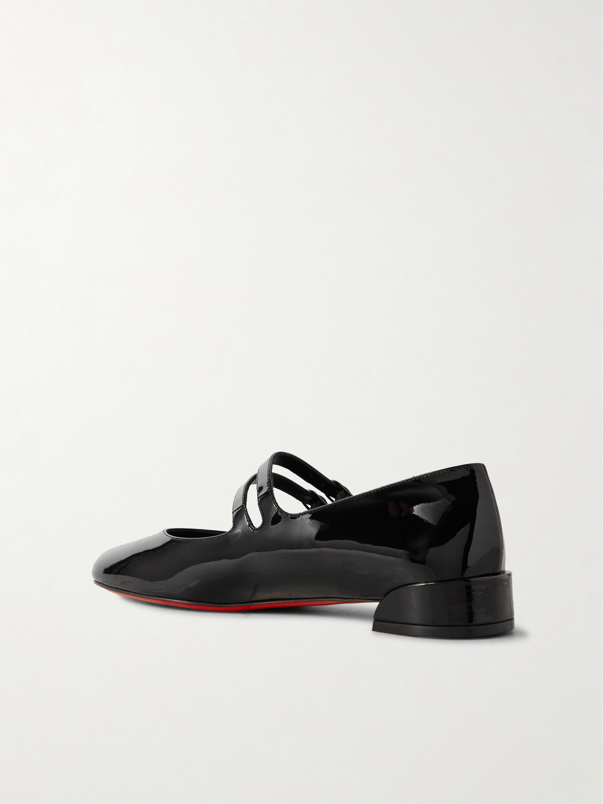 Christian Louboutin Womens Black Sweet Jane Patent-leather Heeled Pumps Eur 38.5 / 5.5 Uk In Black