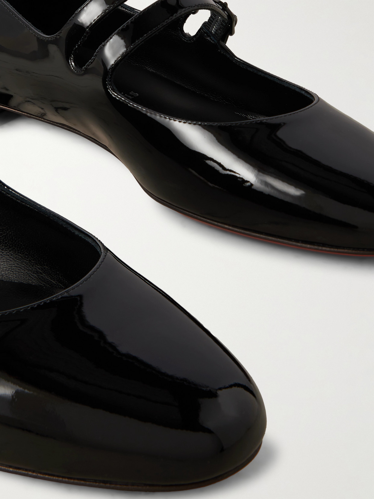 Christian Louboutin Womens Black Sweet Jane Patent-leather Heeled Pumps Eur 38.5 / 5.5 Uk In Black