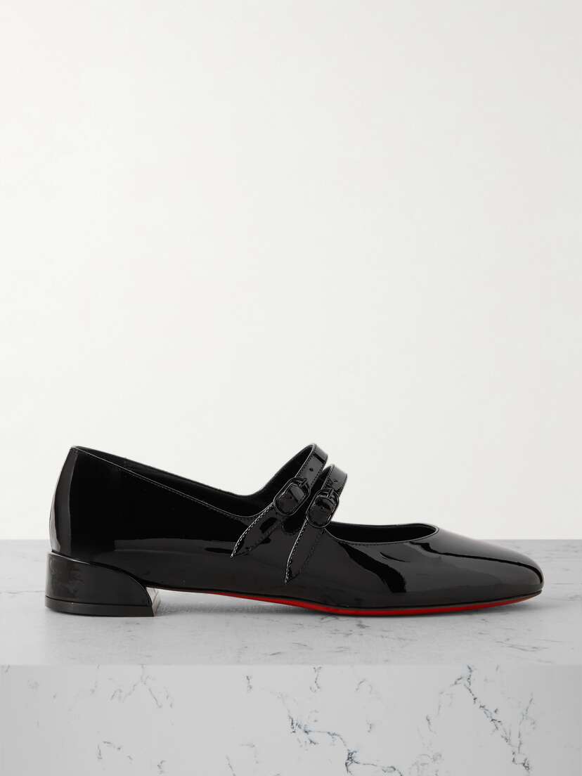 Christian Louboutin Sweet Jane Patent-leather Flats