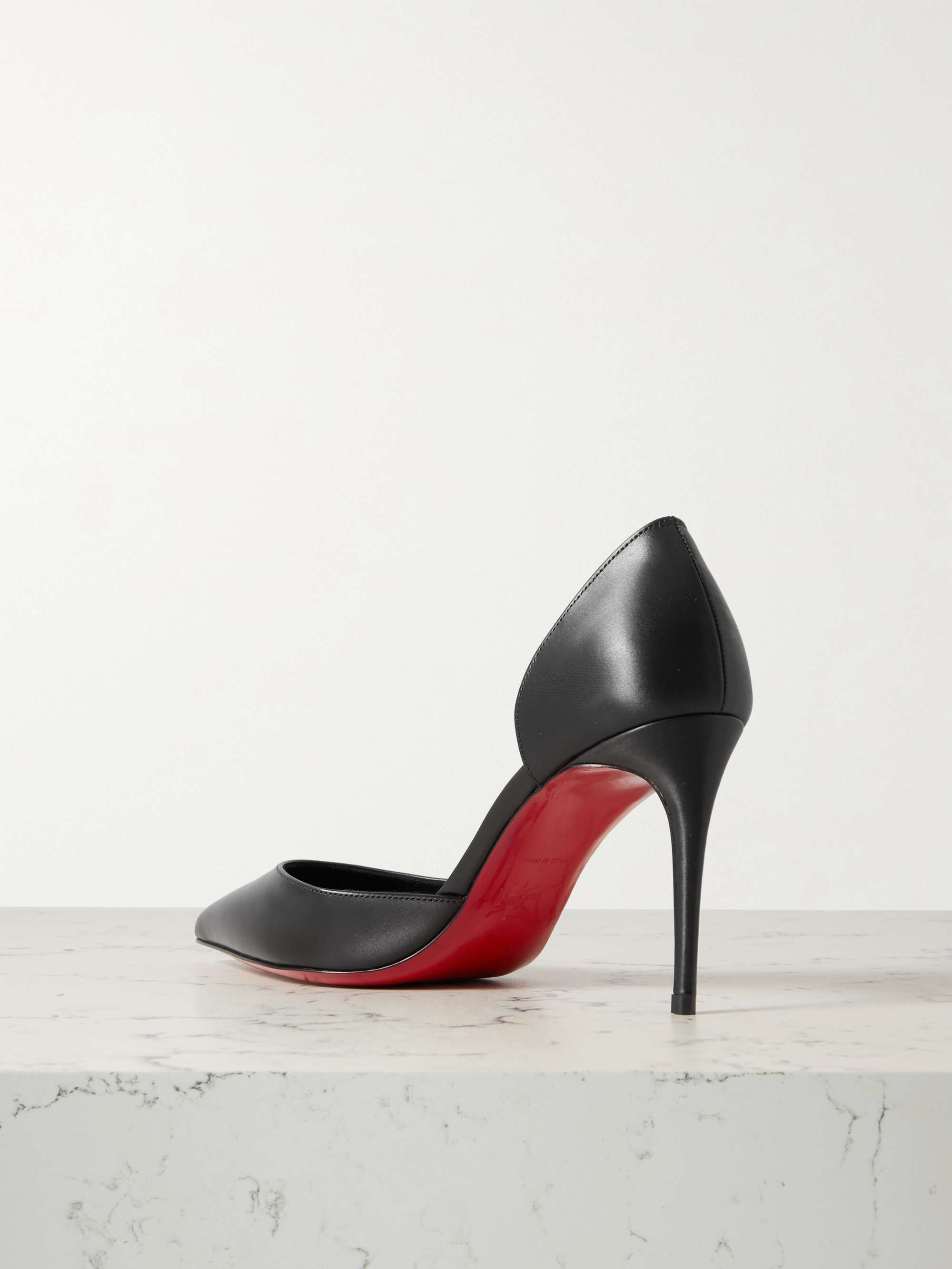 CHRISTIAN LOUBOUTIN Iriza 85 leather pumps NETAPORTER