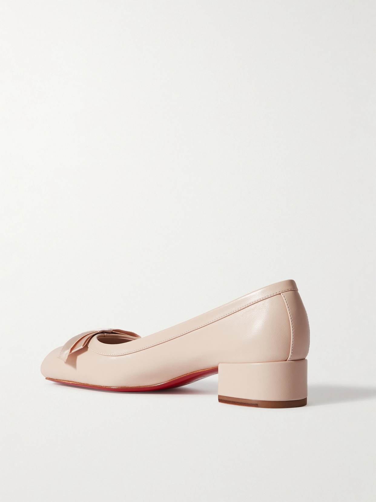 Mamaflirt 30 Bow-Embellished Leather Ballet Pumps