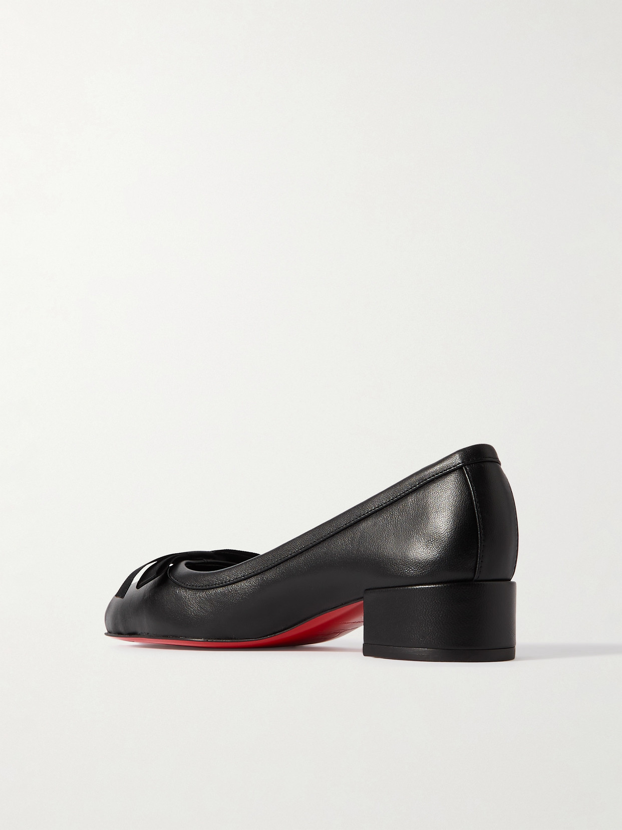 Mamaflirt 30 Bow-Embellished Leather Ballet Pumps