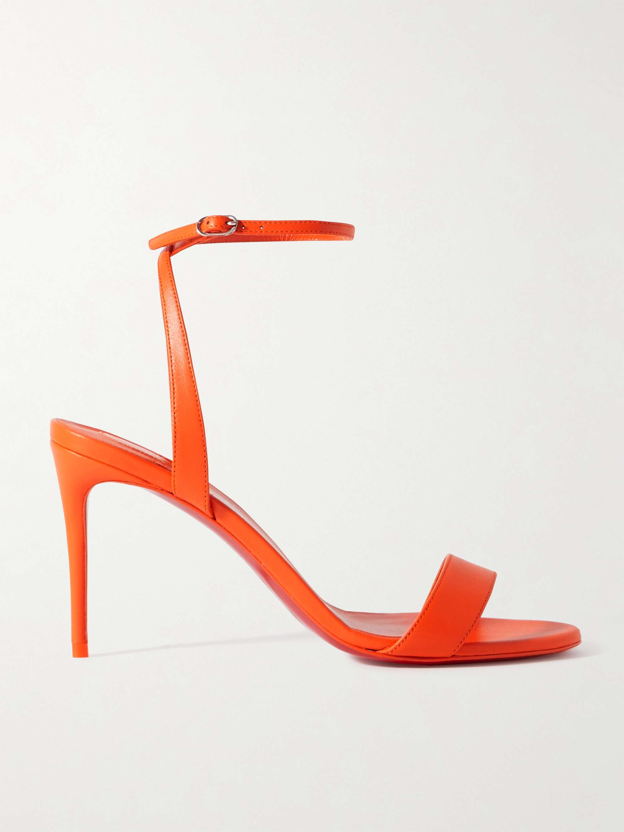 CHRISTIAN LOUBOUTIN Loubigirl 85 leather sandals | NET-A-PORTER