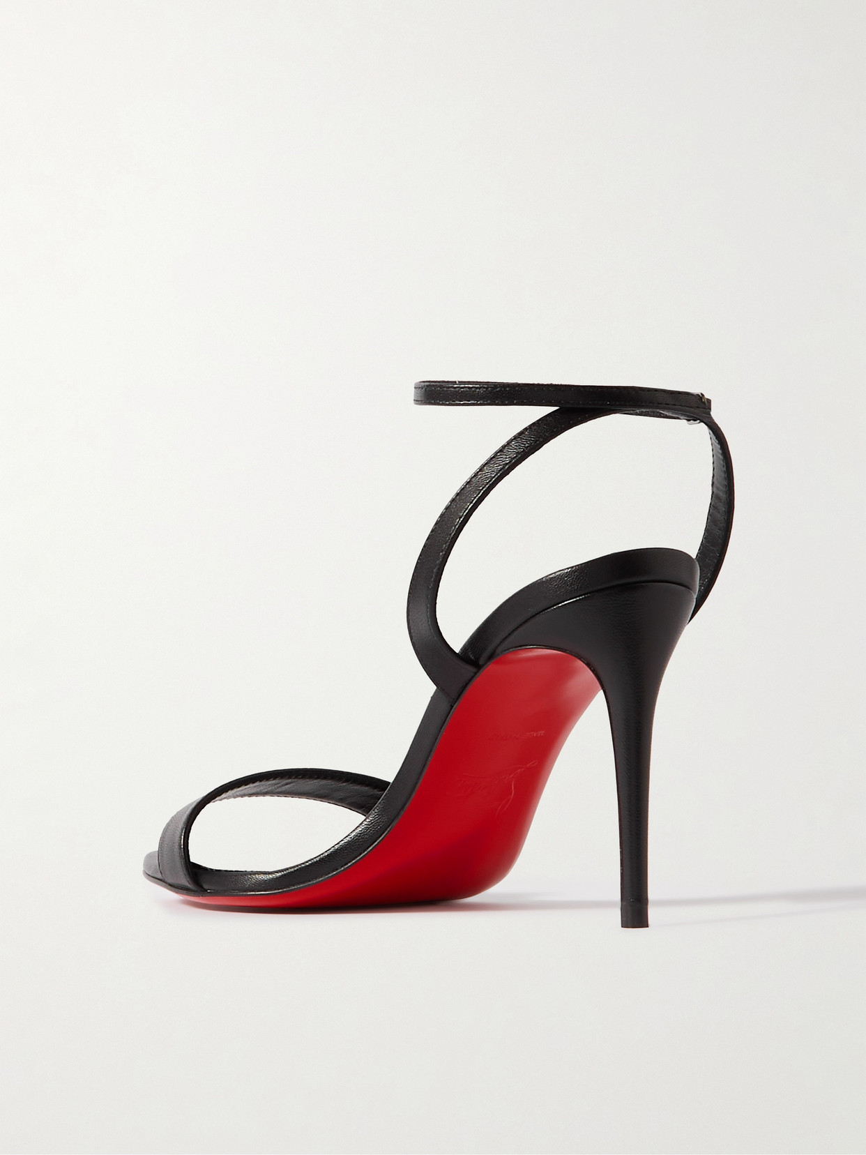 Christian Louboutin Loubigirl Ankle-strap Red Sole Sandals In Black