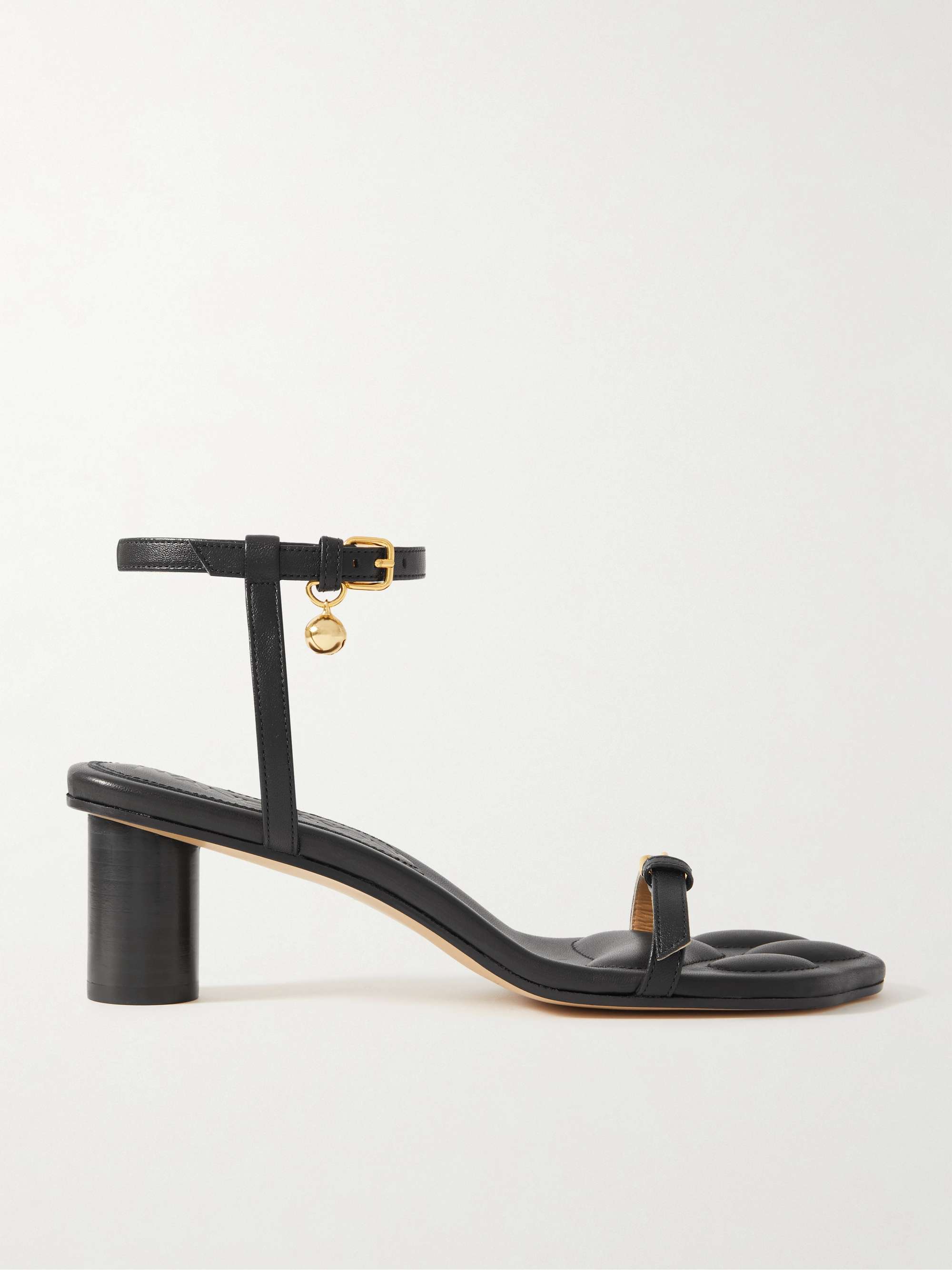 JW ANDERSON Paw embellished leather sandals | NET-A-PORTER