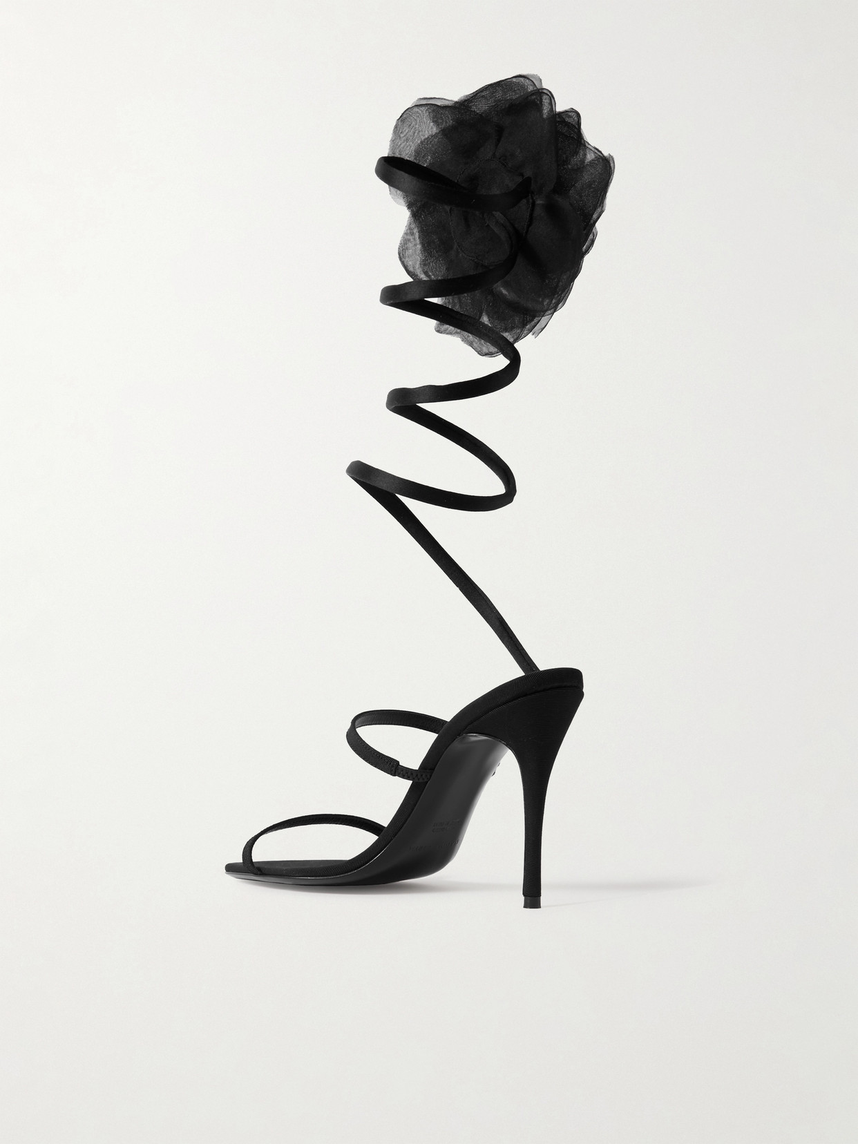 Appliquéd Grosgrain Sandals