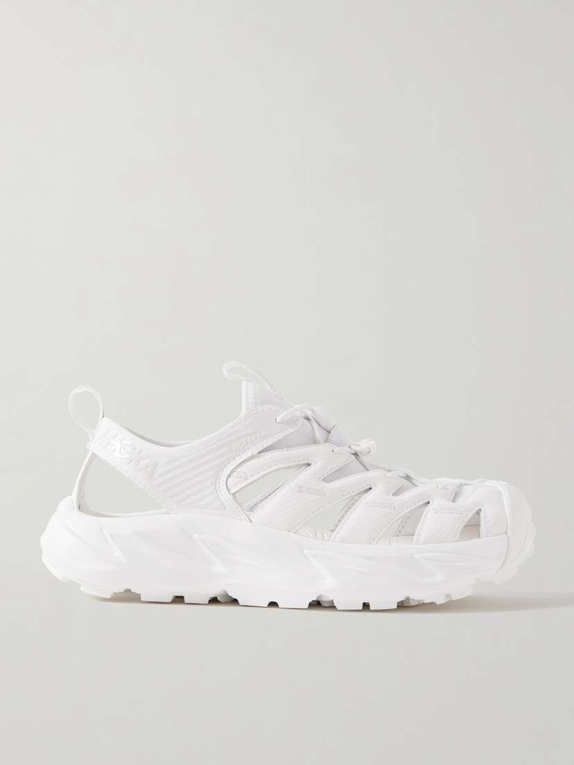 Hoka One One Hopara Cutout Rubber-trimmed Mesh Sandals