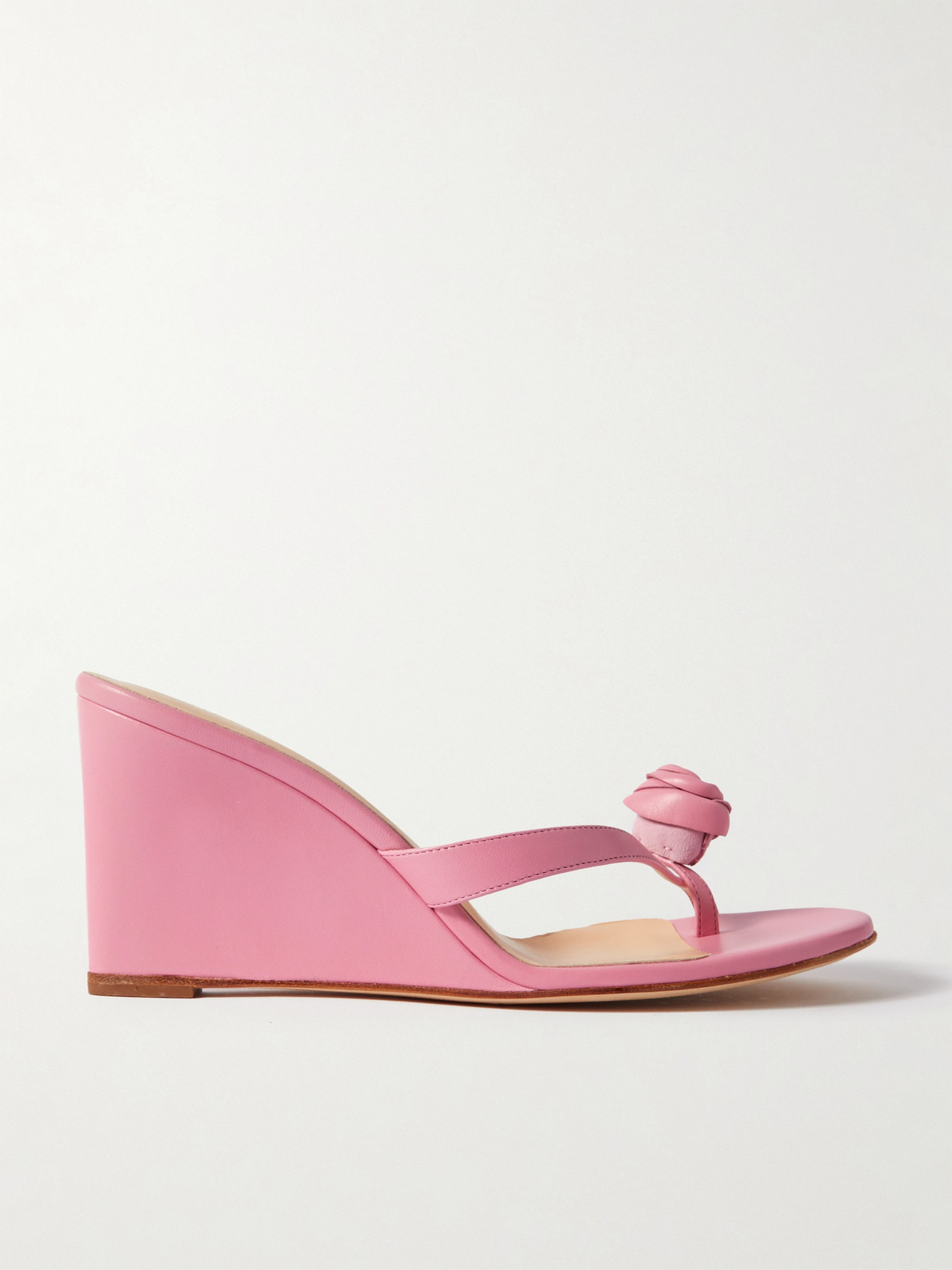 Magda Butrym Pink Wedge Heeled Sandals