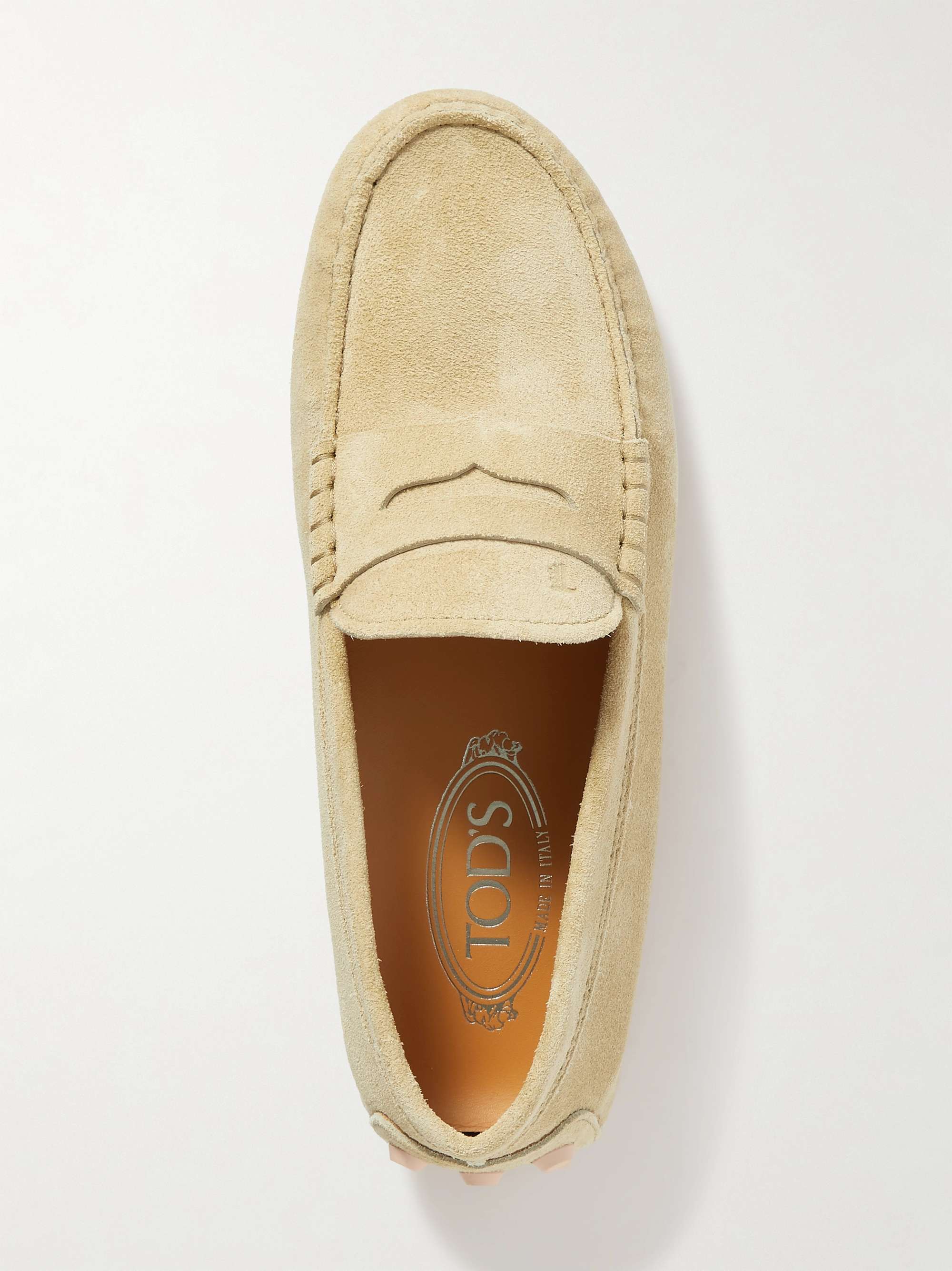 TOD'S 고미노 스네이크 이펙트 가죽 로퍼