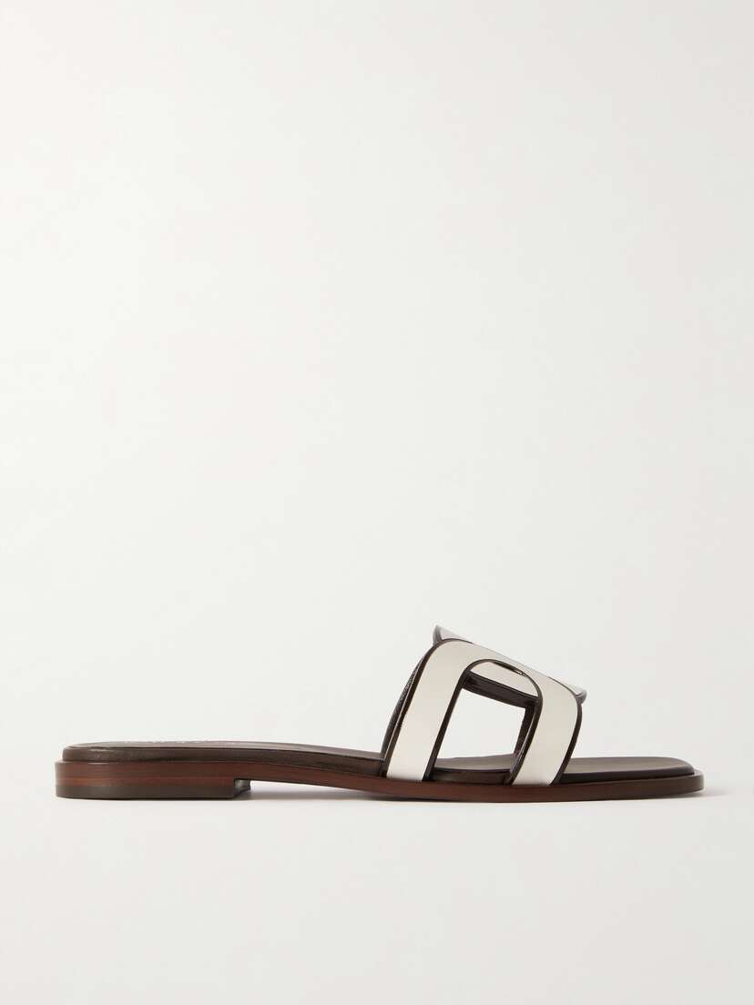 Tod's Cutout Leather Slides