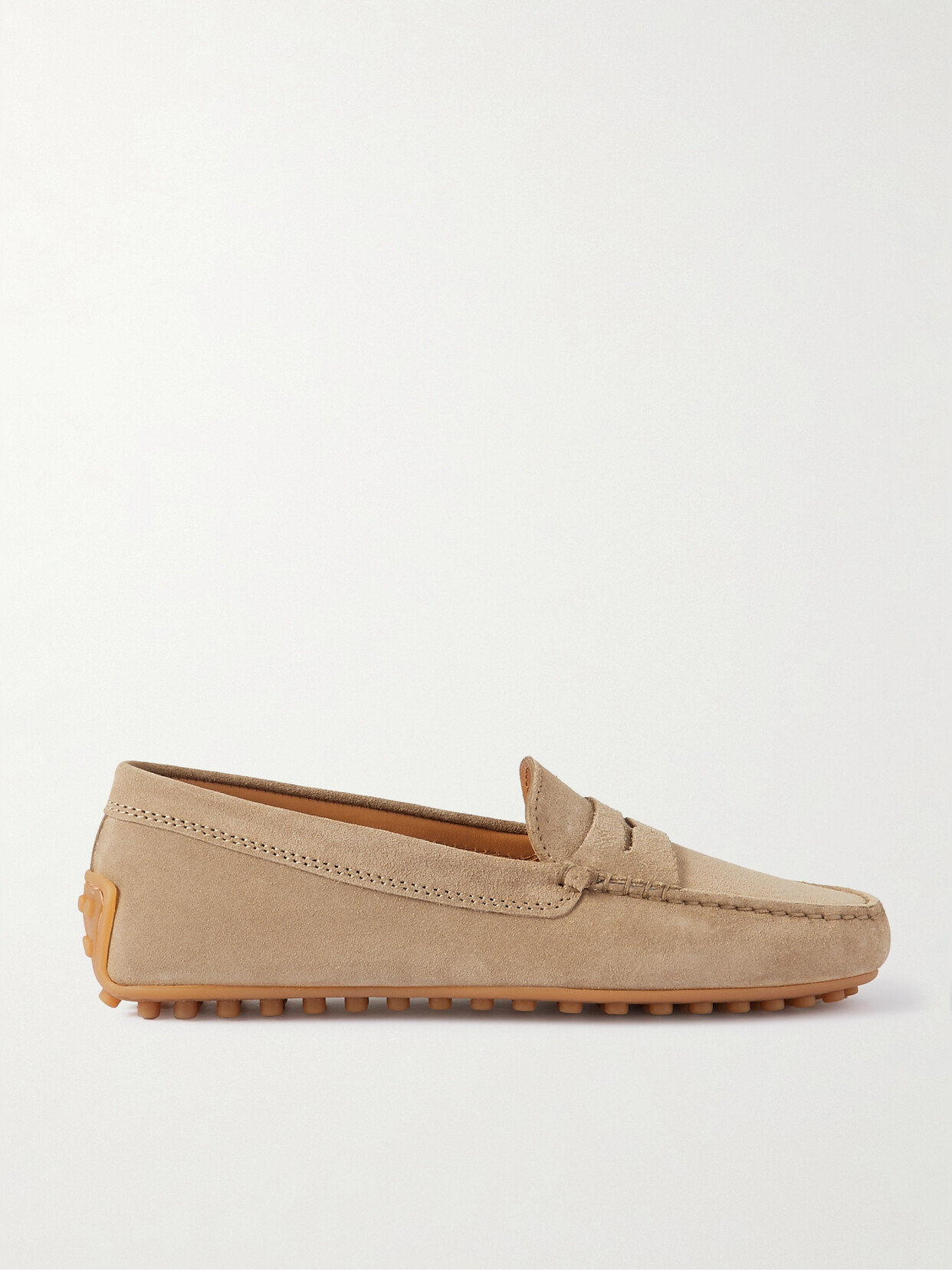 Tod's Gommino Suede Loafers - Neutrals