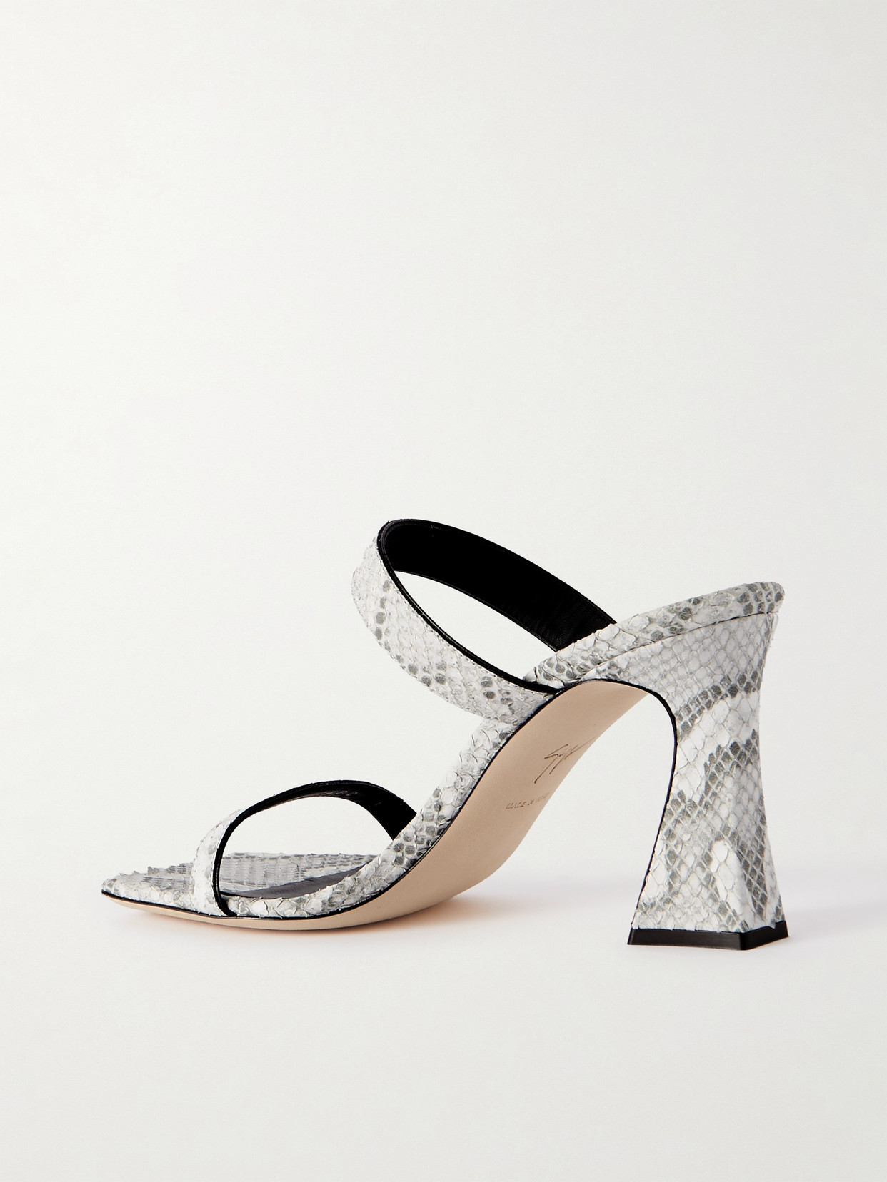 Giuseppe Zanotti Renegade Snake-print Leather Mules In Animal Print