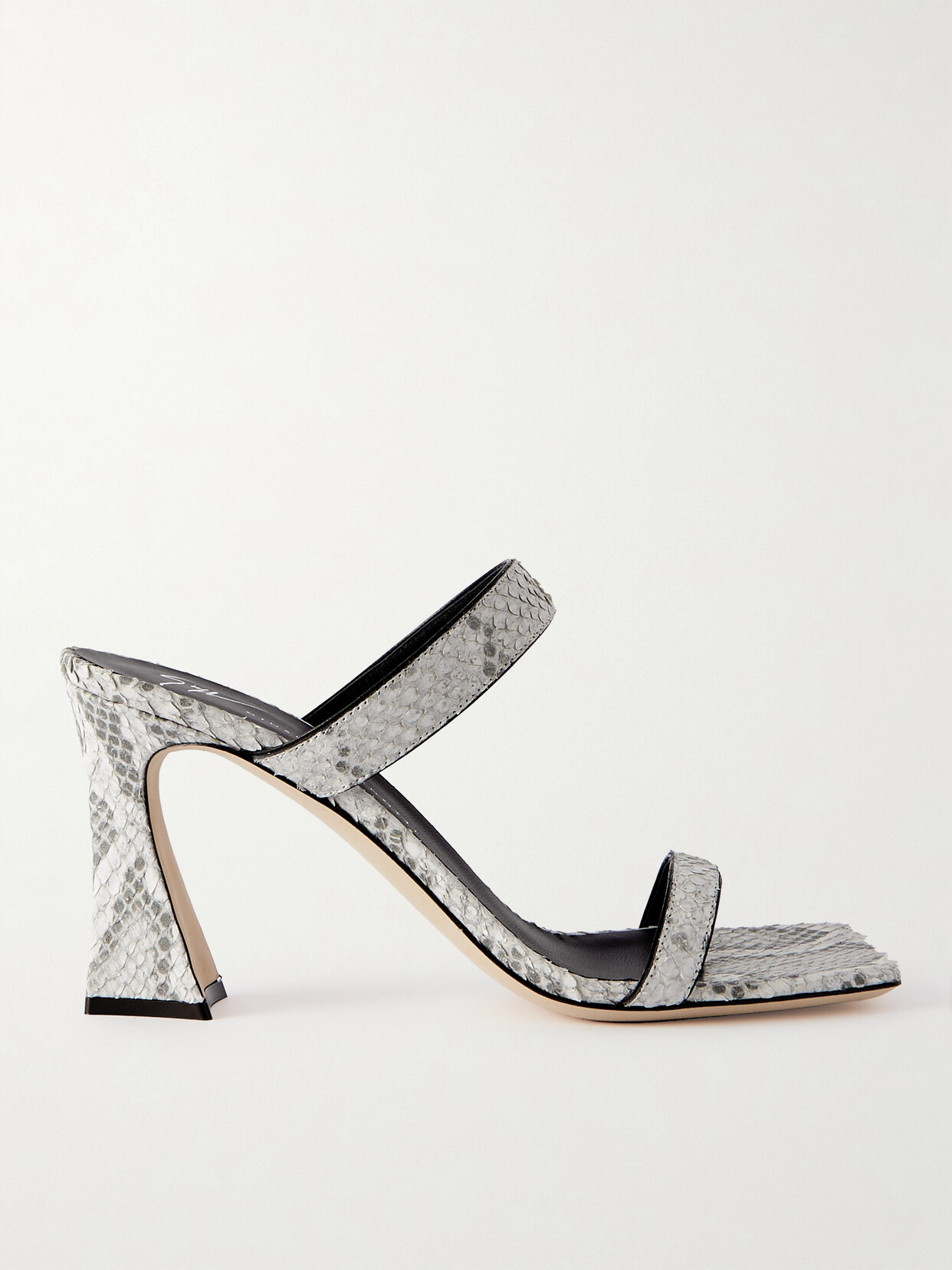 Giuseppe Zanotti - Renegade Snake-print Leather Mules - Animal print