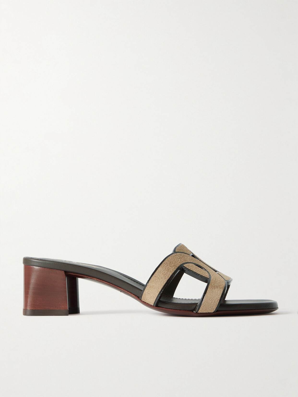 Tod's Suede Sandals In Brown