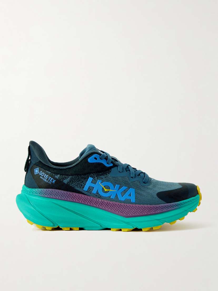 Hoka One One Challenger 7 Rubber-trimmed Mesh Sneakers