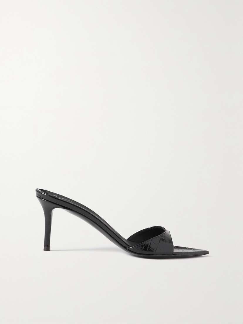 Giuseppe Zanotti Quasimodo Croc-effect Leather Sandals