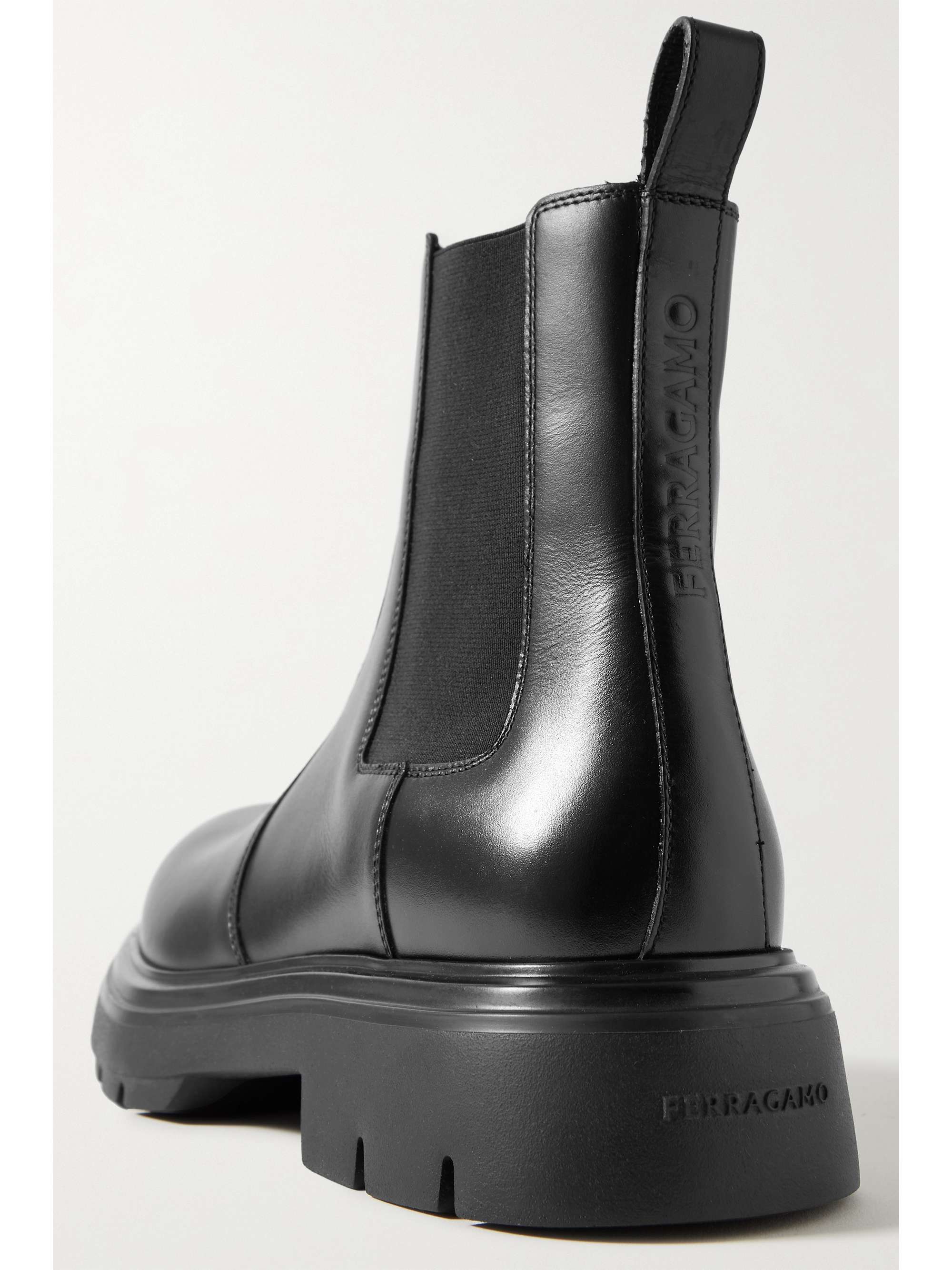 FERRAGAMO Dollie leather Chelsea boots | NET-A-PORTER