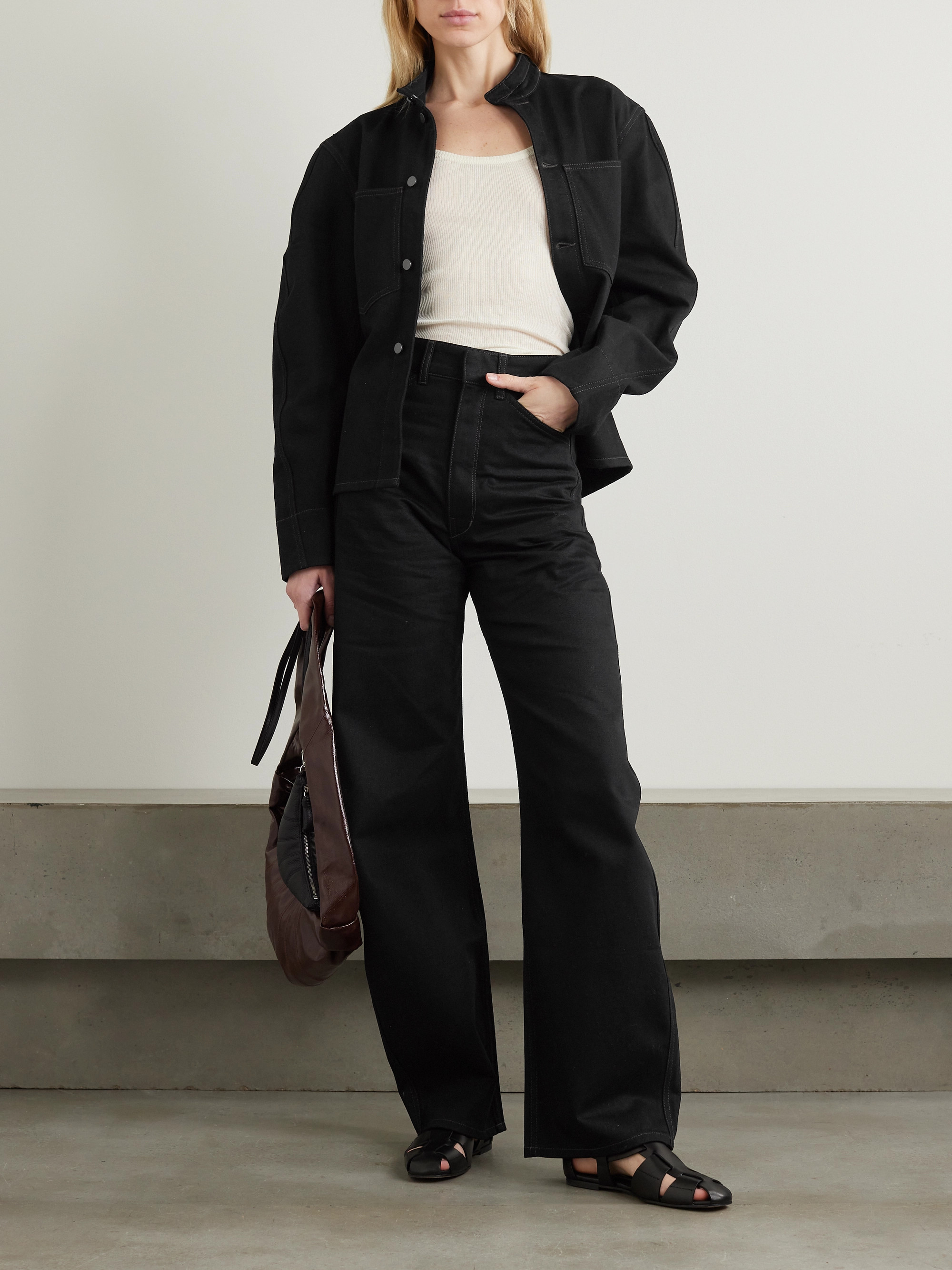 Lemaire - Curved cotton-twill jacket | Plush