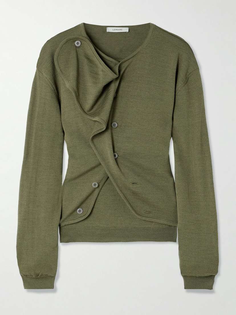 Lemaire Wool-blend Cardigan