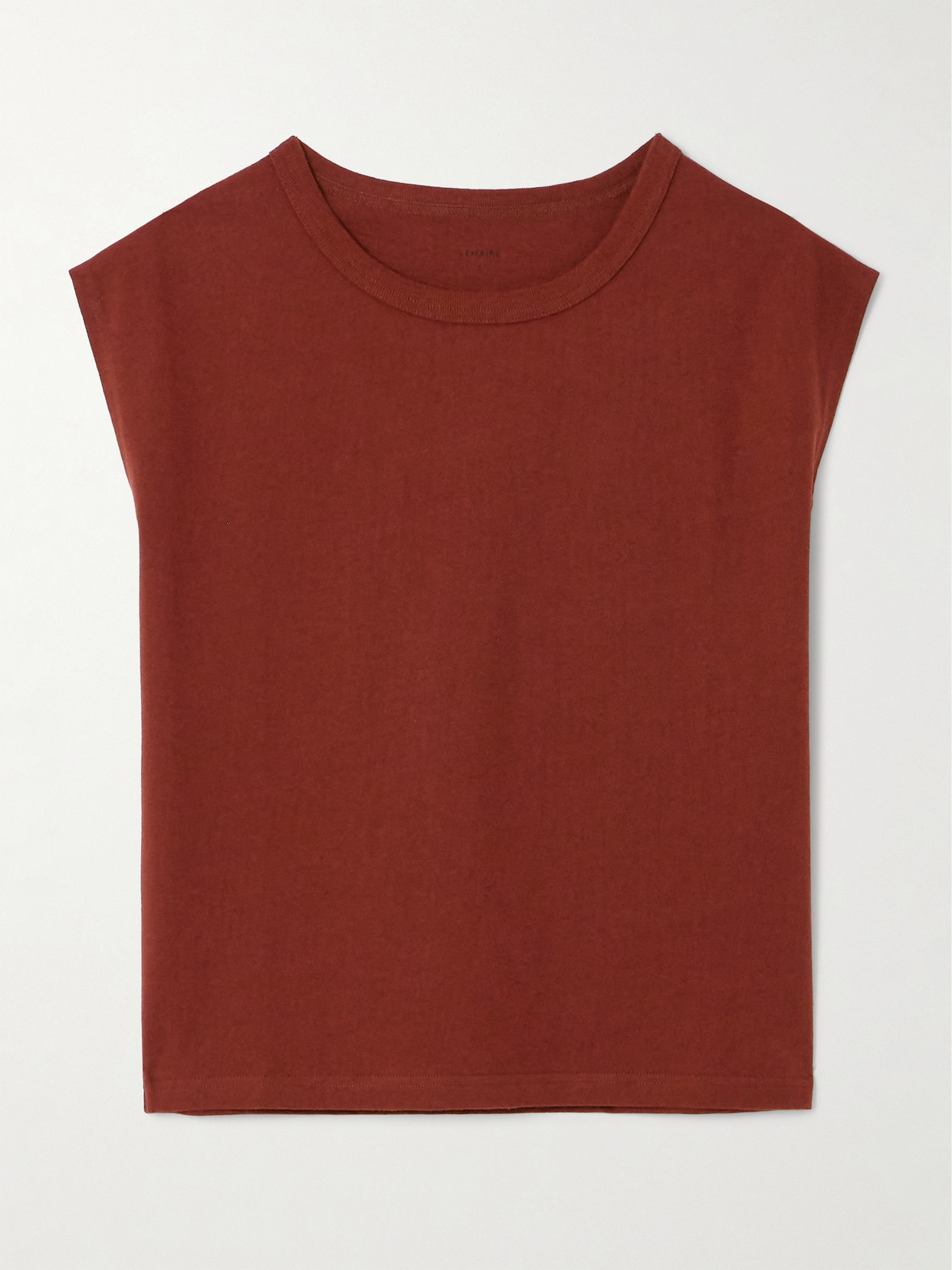 LEMAIRE - Cotton And Linen-blend T-shirt - Red