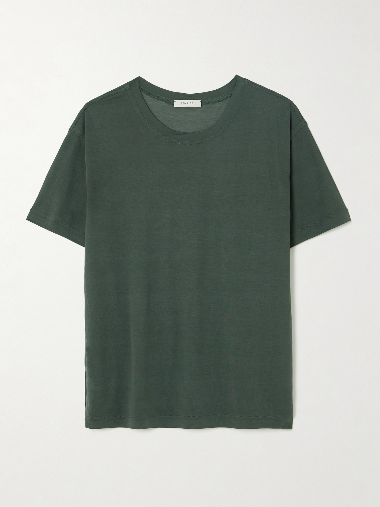 LEMAIRE - Silk-jersey T-shirt - Gray