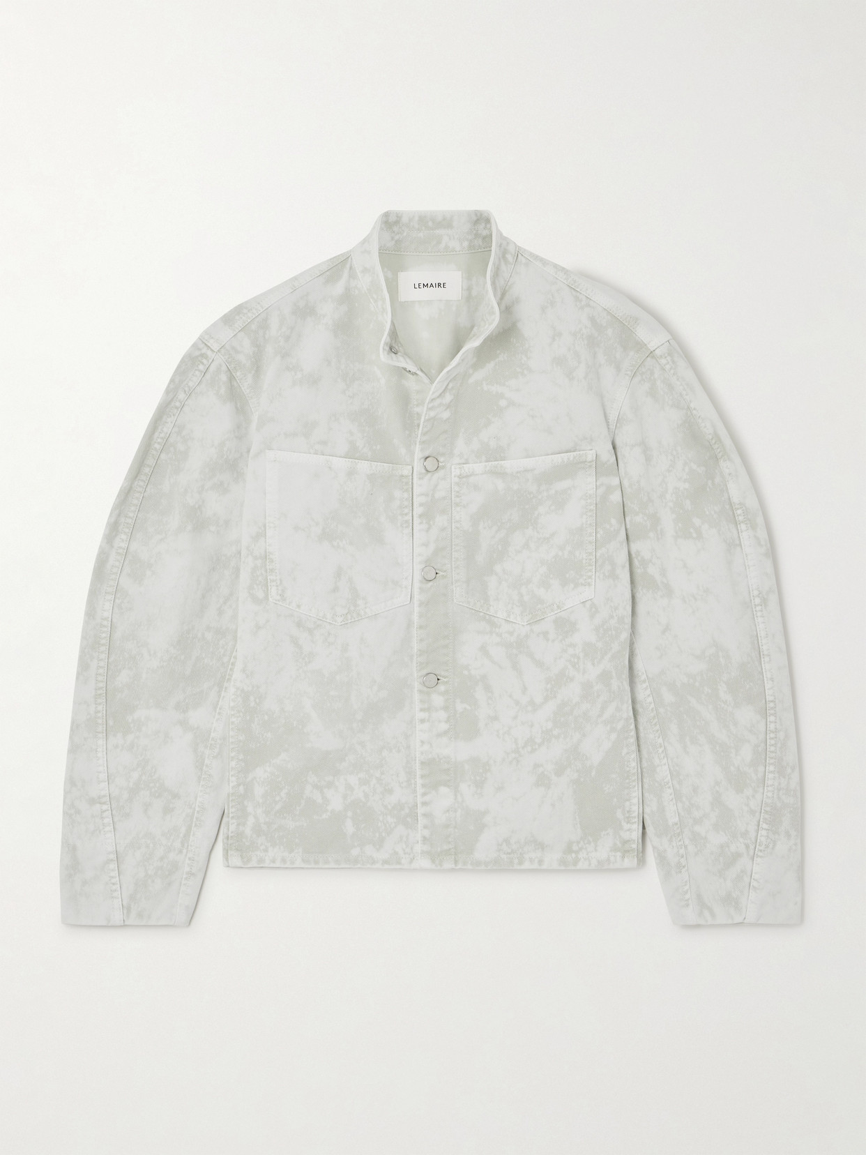 Lemaire Printed Denim Jacket In Unknown