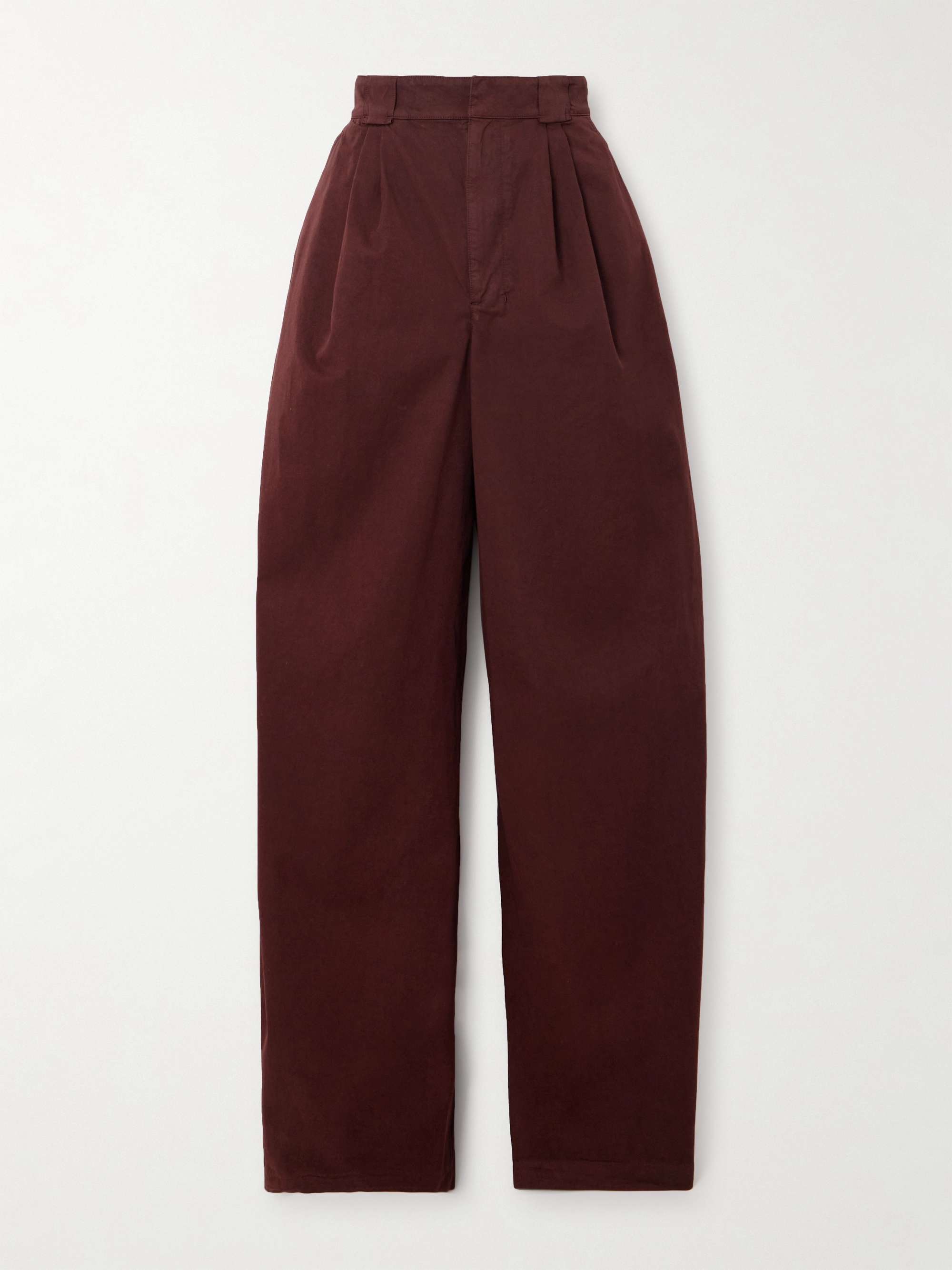 Cotton Sateen Wide Pant