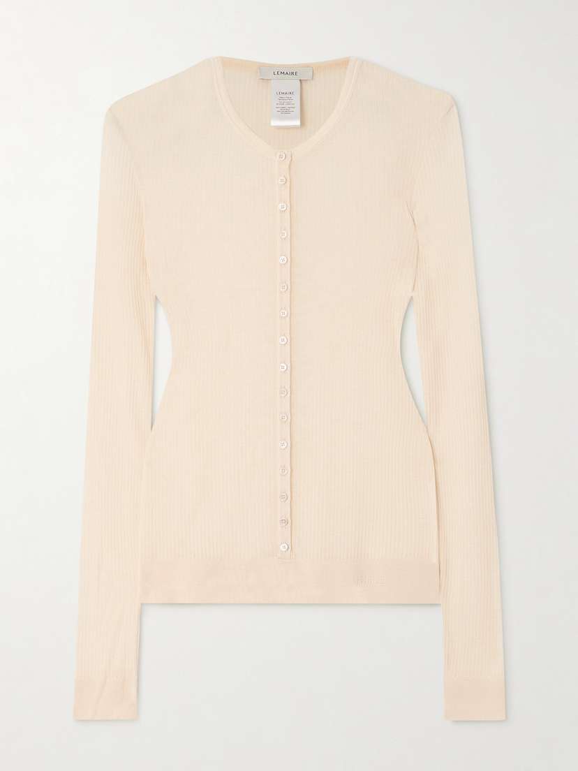 Lemaire Ribbed-knit Top - x large