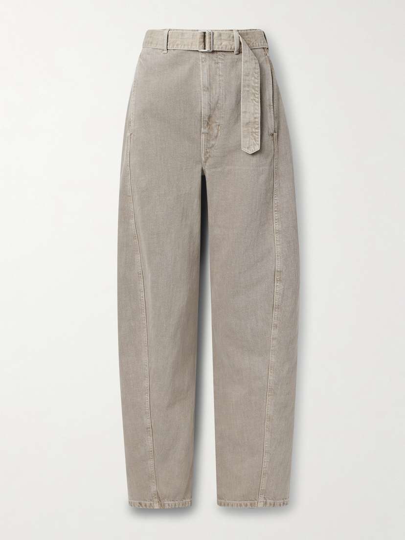Lemaire Twisted Belted Tapered Jeans - x large