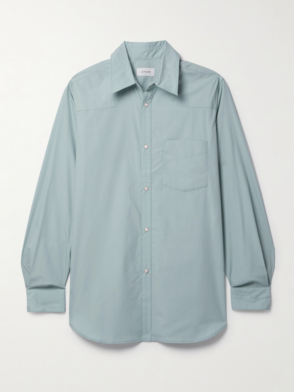 LEMAIRE - Cotton-poplin Shirt - Blue