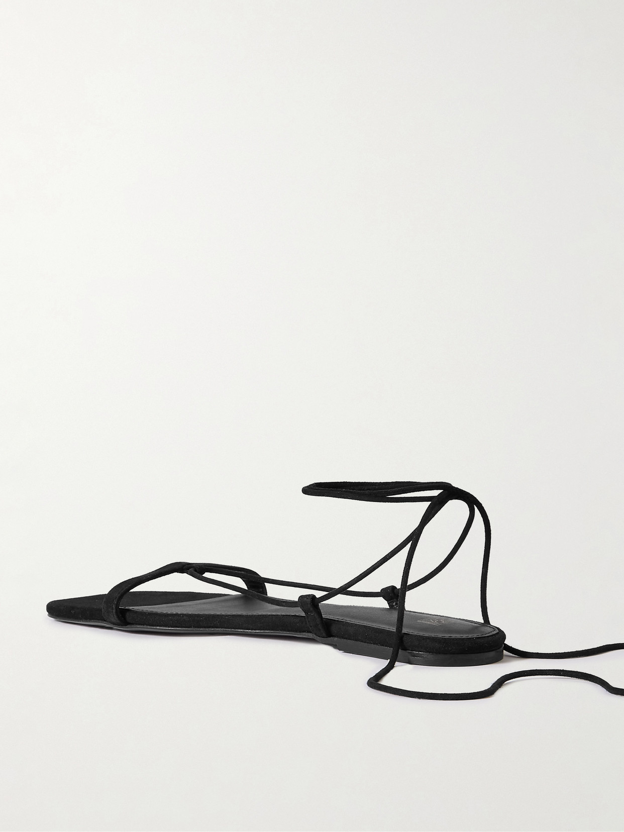 Totême Toteme Suede Sandals For Women In Black